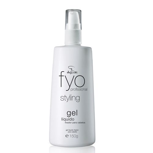 Gel Líquido Fixador Jequiti fyo profissional Styling 150ml