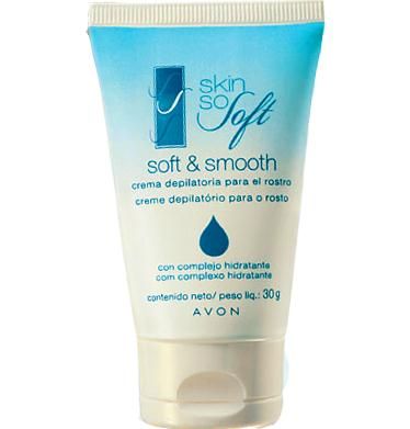 Creme Depilatório da Avon Skin so Soft para Rosto